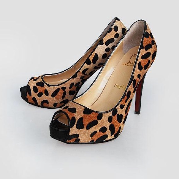 Christian Louboutin leopard print sexy high heels - Picture 3 of 8